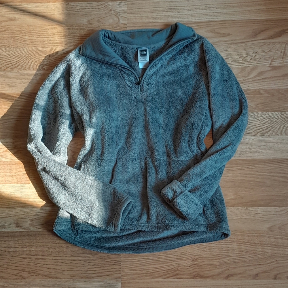 Northface Fuzzy Gray Sweatshirt